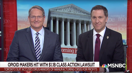 Dr. Dave Campbell On MSNBC’s Morning Joe – Opioid Class Action Lawsuit